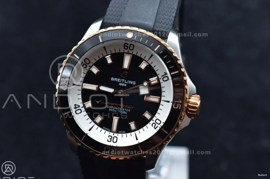 Edition Black SS RG Black 42 Strap BLSF Rubber A2824 Dial Automatic Best 1:1 SuperOcean on 0408